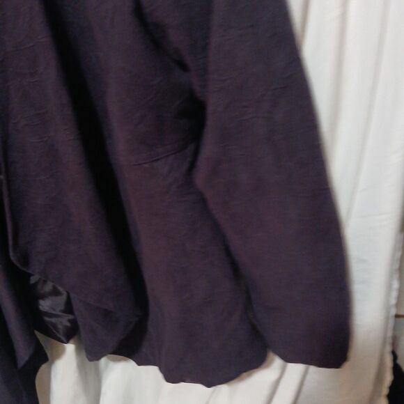 investments womens purple cardigan purple open front soft size 16 - Picture 2 of 7